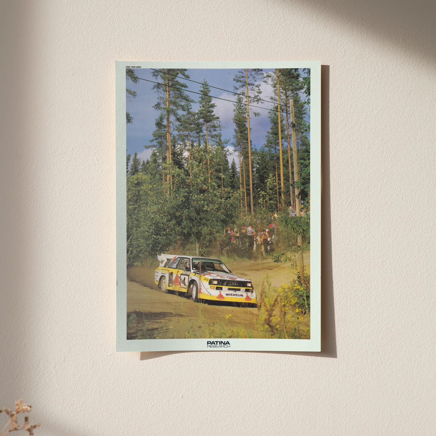 1985 1000 LAKES AUDI S 1 GROUP B PRINT - Image 2
