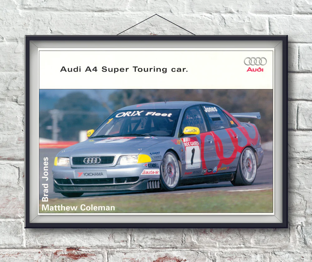 AUDI A4 SUPER TOURING POSTER