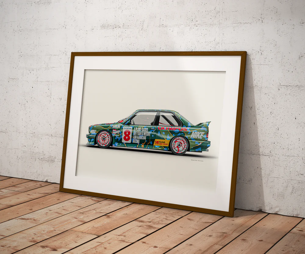 BMW M3 PLANTBASED POSTER
