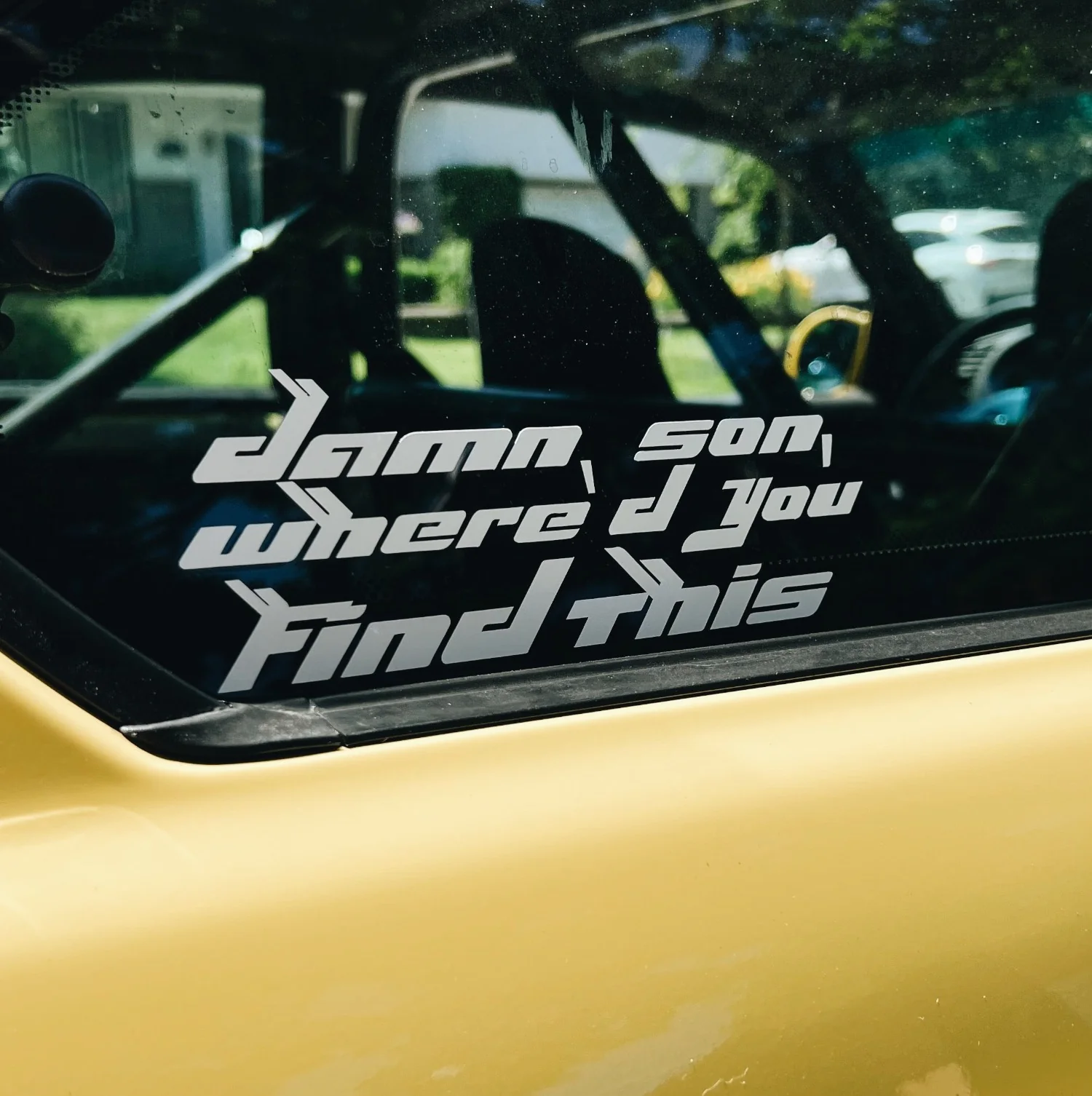 DAMN SON 7" DIE CUT STICKER