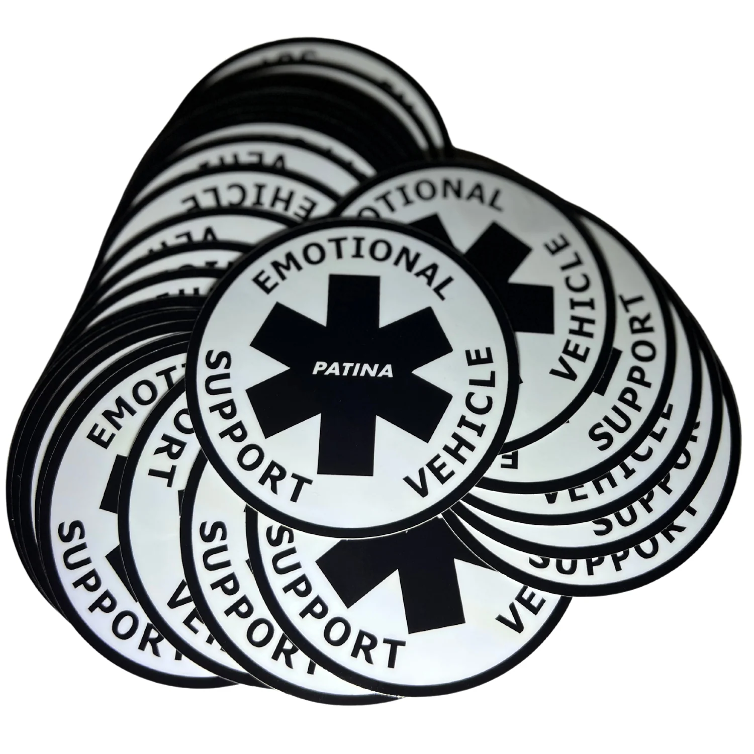 EMOTIONAL SUPPORT 4" STICKER - Image 4