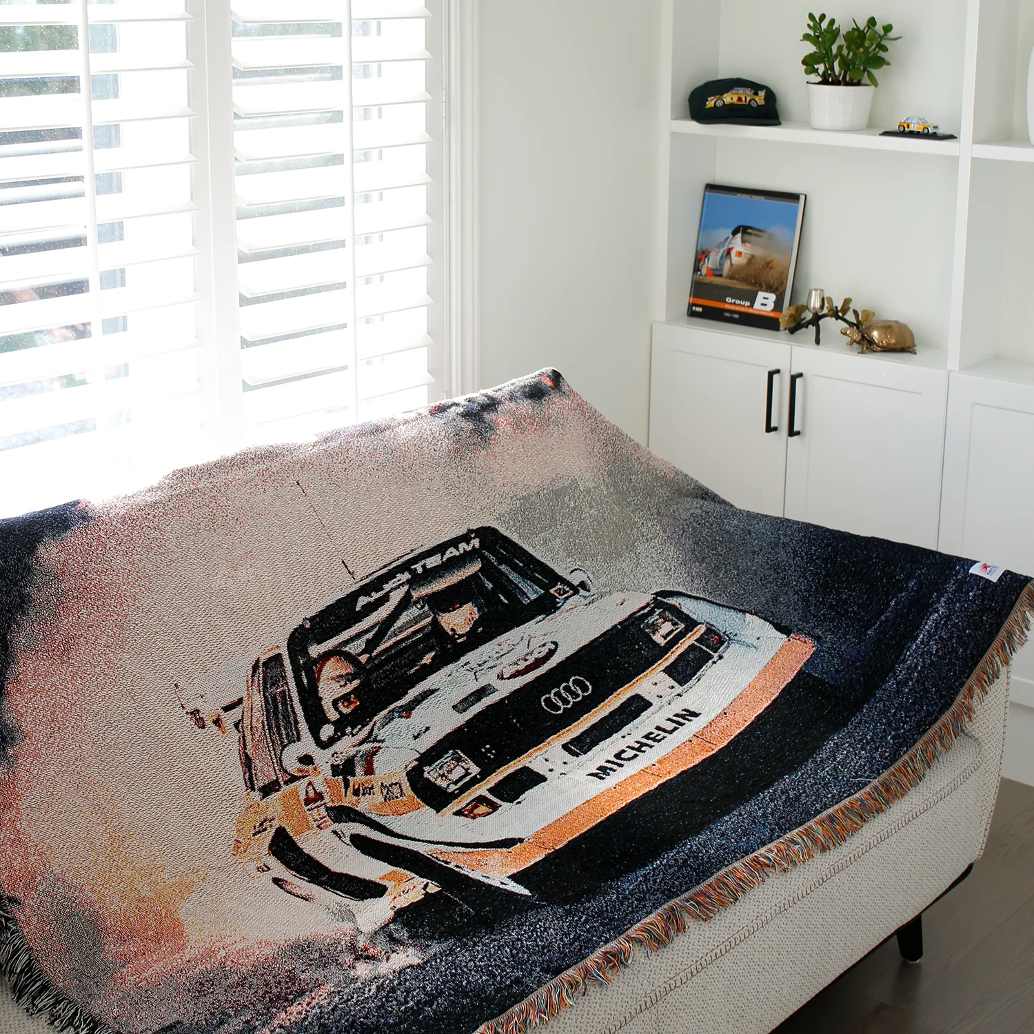 GROUP B AUDI QUATTRO S 1 WOVEN BLANKET - Image 3