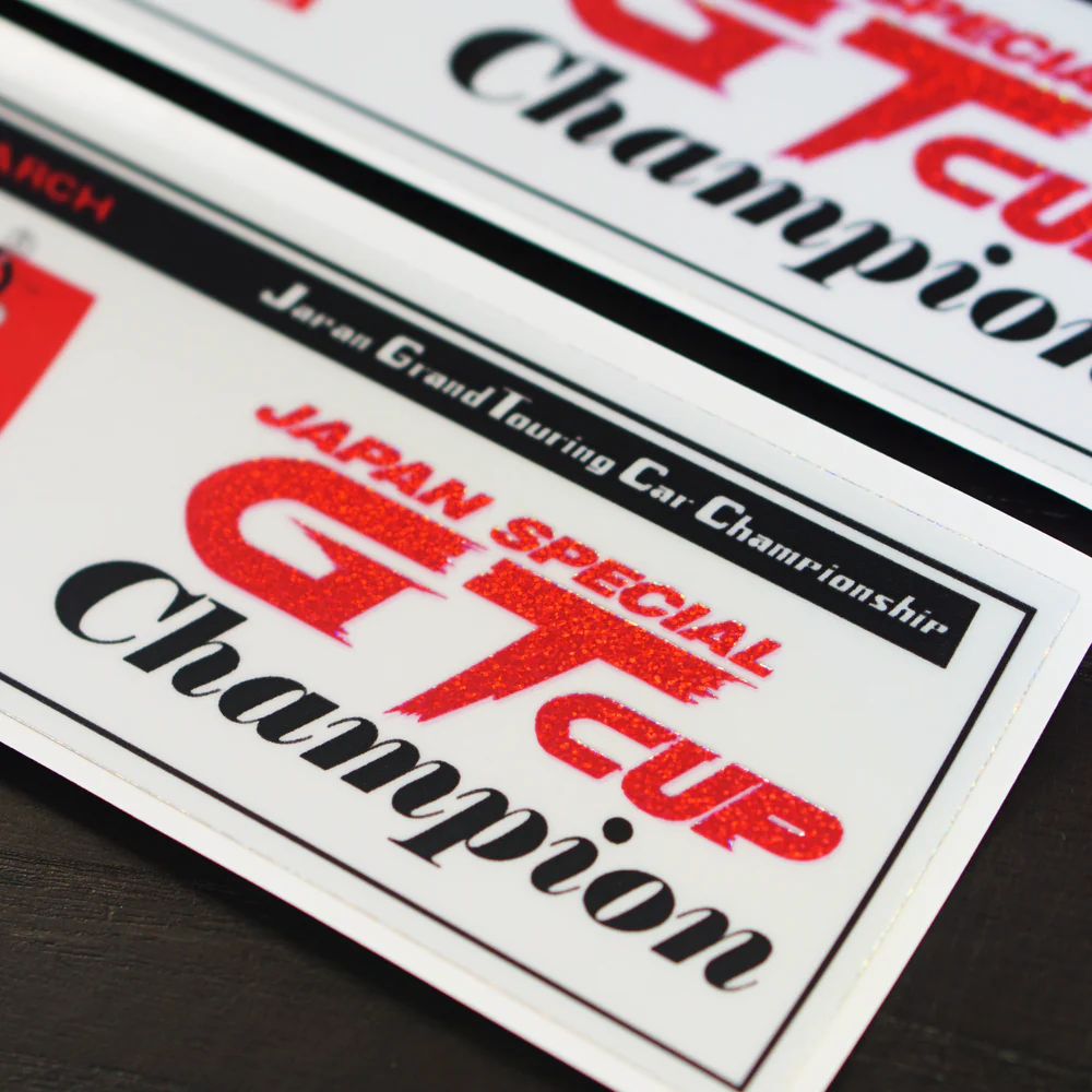 GTCUP CHAMPION 7" STICKER - Image 3