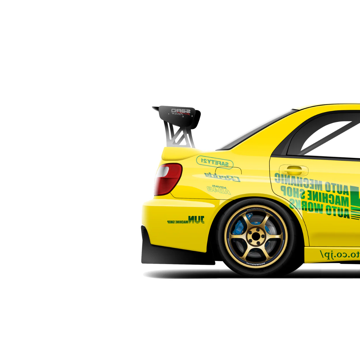 JUN SUPER LEMON SUBARU WRX PRINT - Image 4