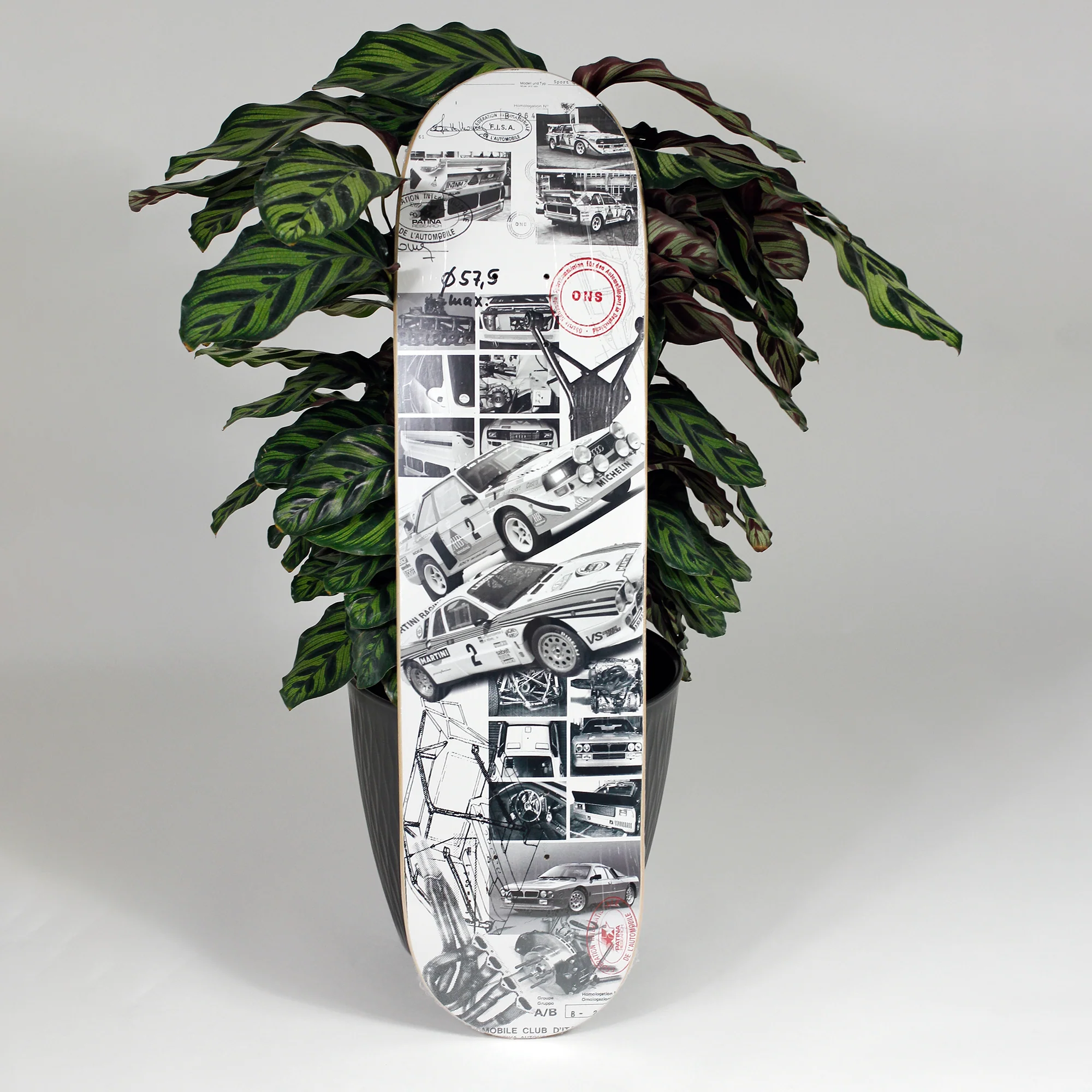 LANCIA VS AUDI GROUP B SKATEBOARD DECK - Image 2