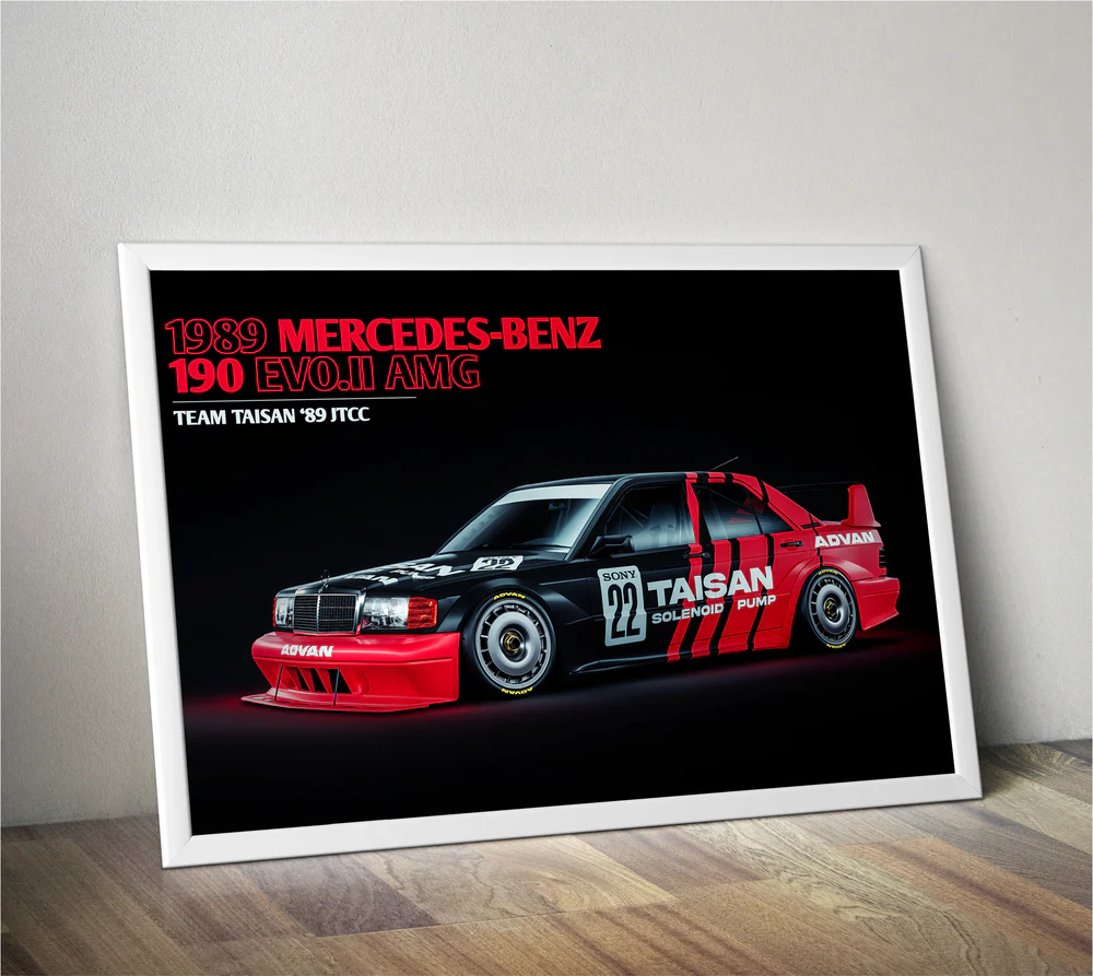 MERCEDES-BENZ 190 TAISAN POSTER