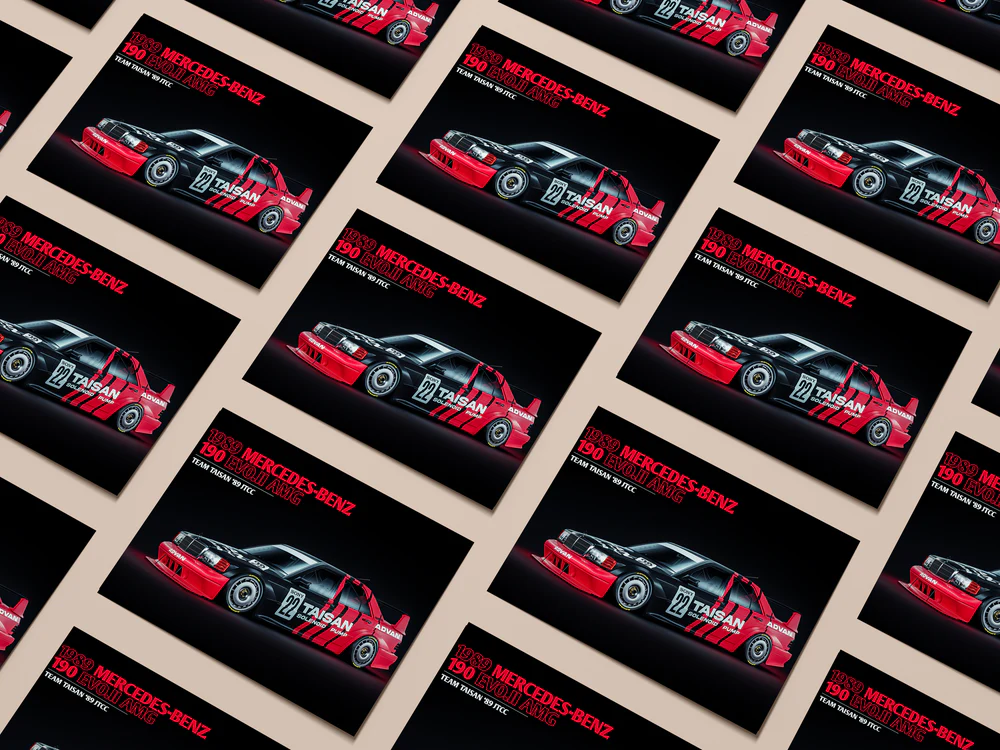 MERCEDES-BENZ 190 TAISAN POSTER - Image 2