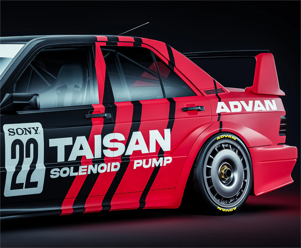 MERCEDES-BENZ 190 TAISAN POSTER - Image 3