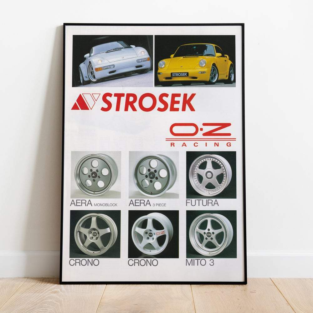 OZ STROSEK WHEELS POSTER