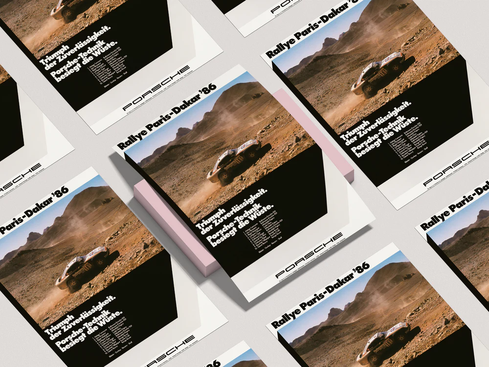 PARIS DAKAR RALLY POSTER - Image 3