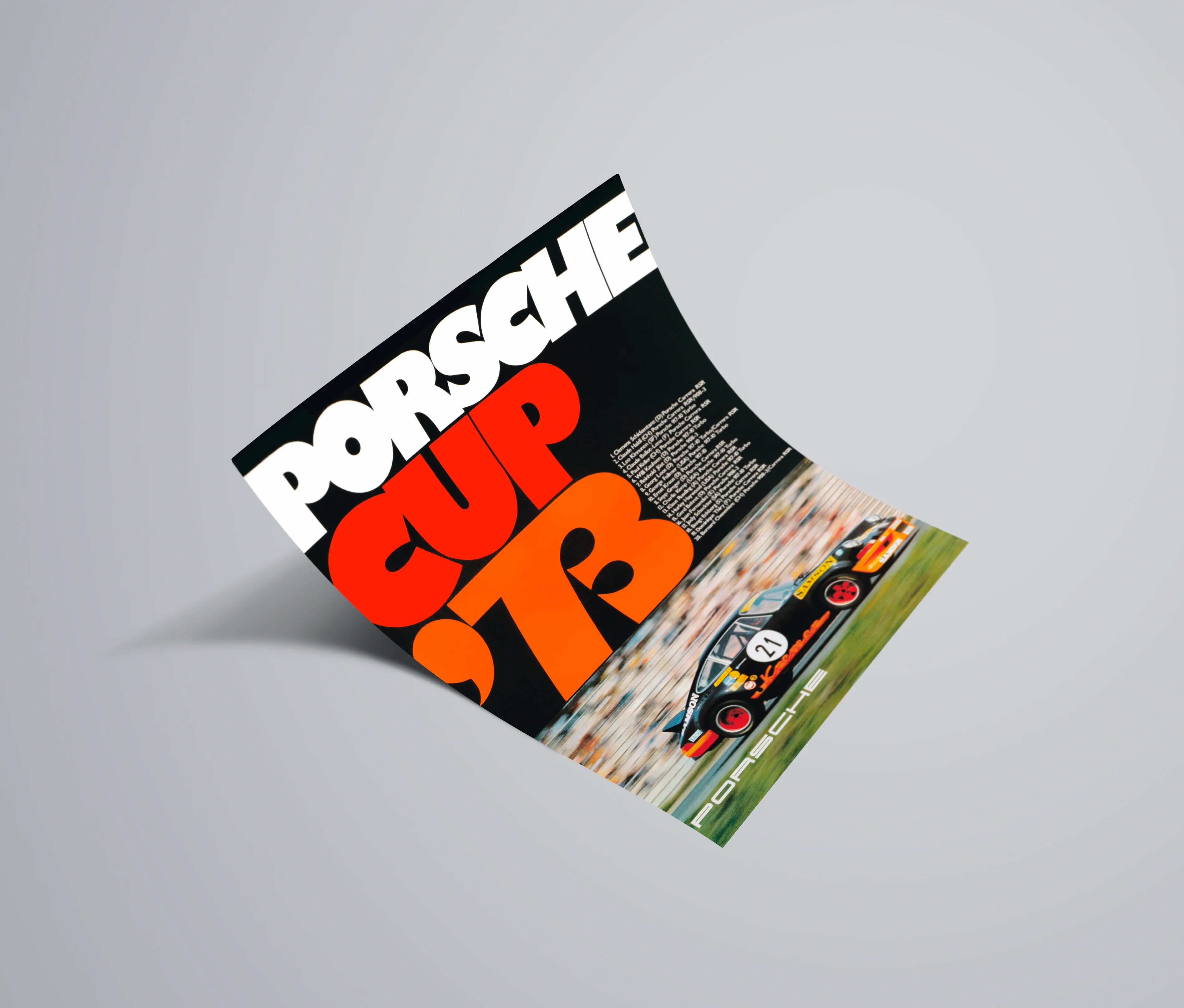 PORSCHE CUP '73 POSTER - Image 2