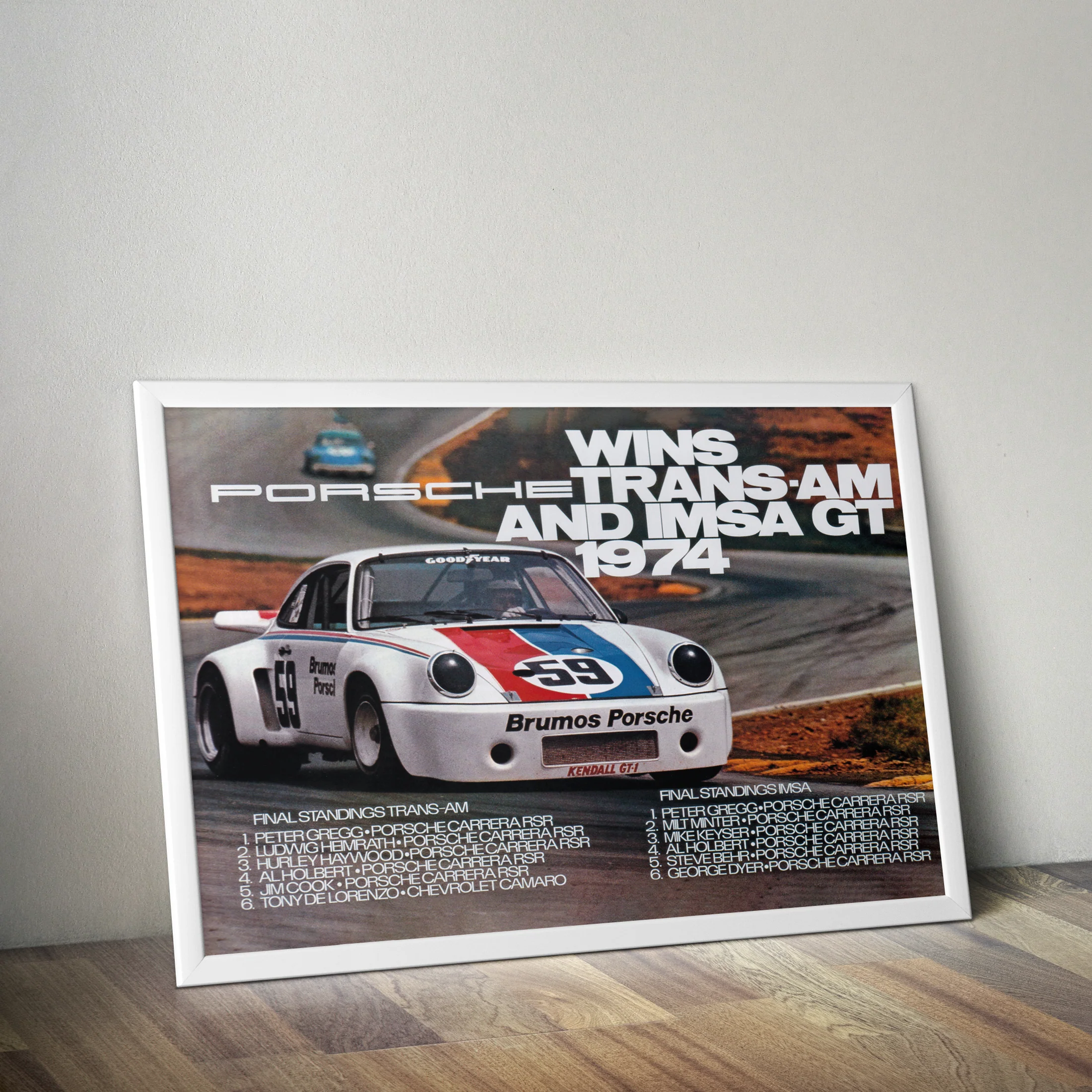 IMSA GT 1974 POSTER