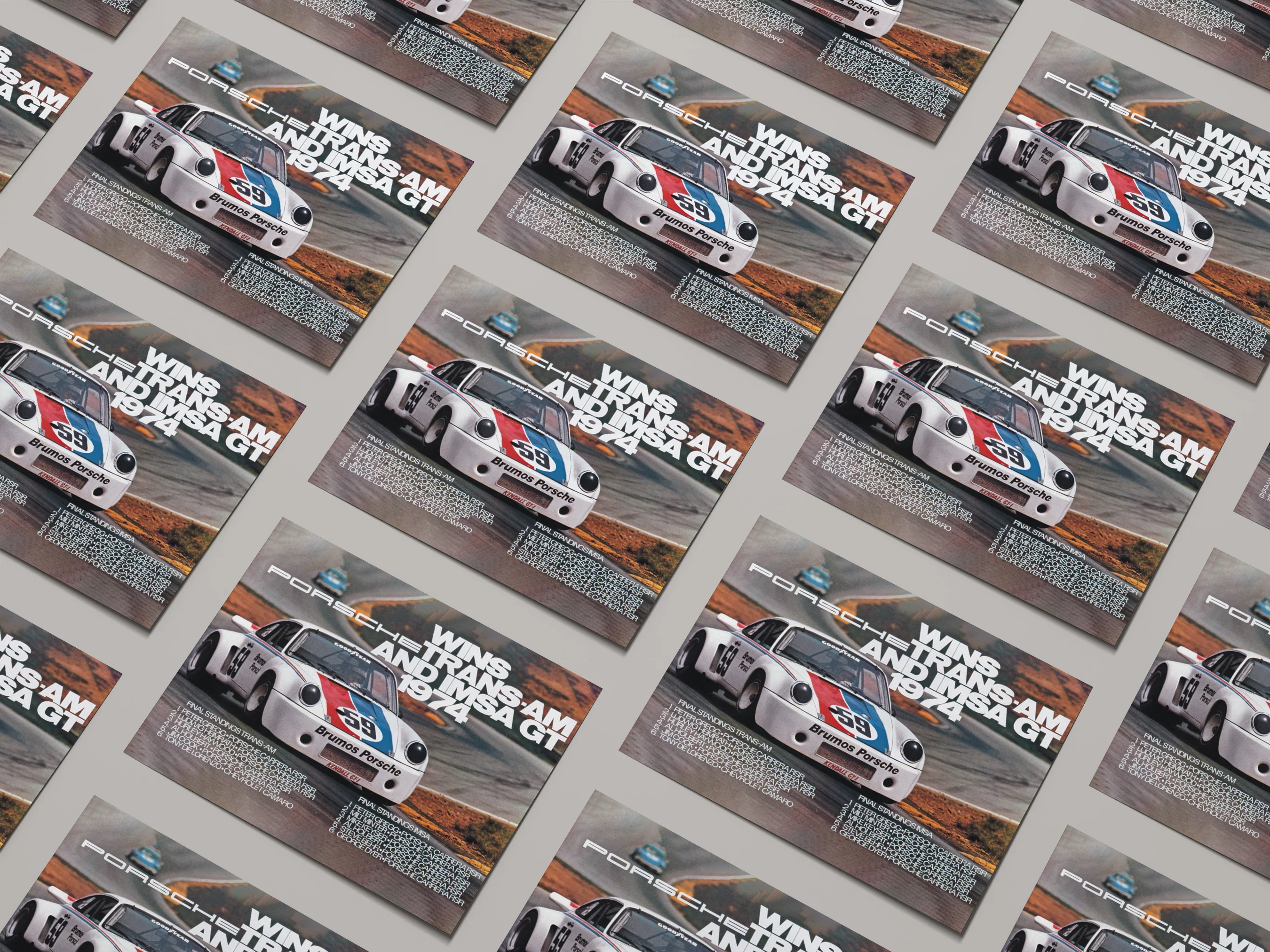 IMSA GT 1974 POSTER - Image 2