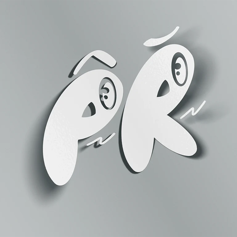 PR LOOKING 5 INCH STICKER