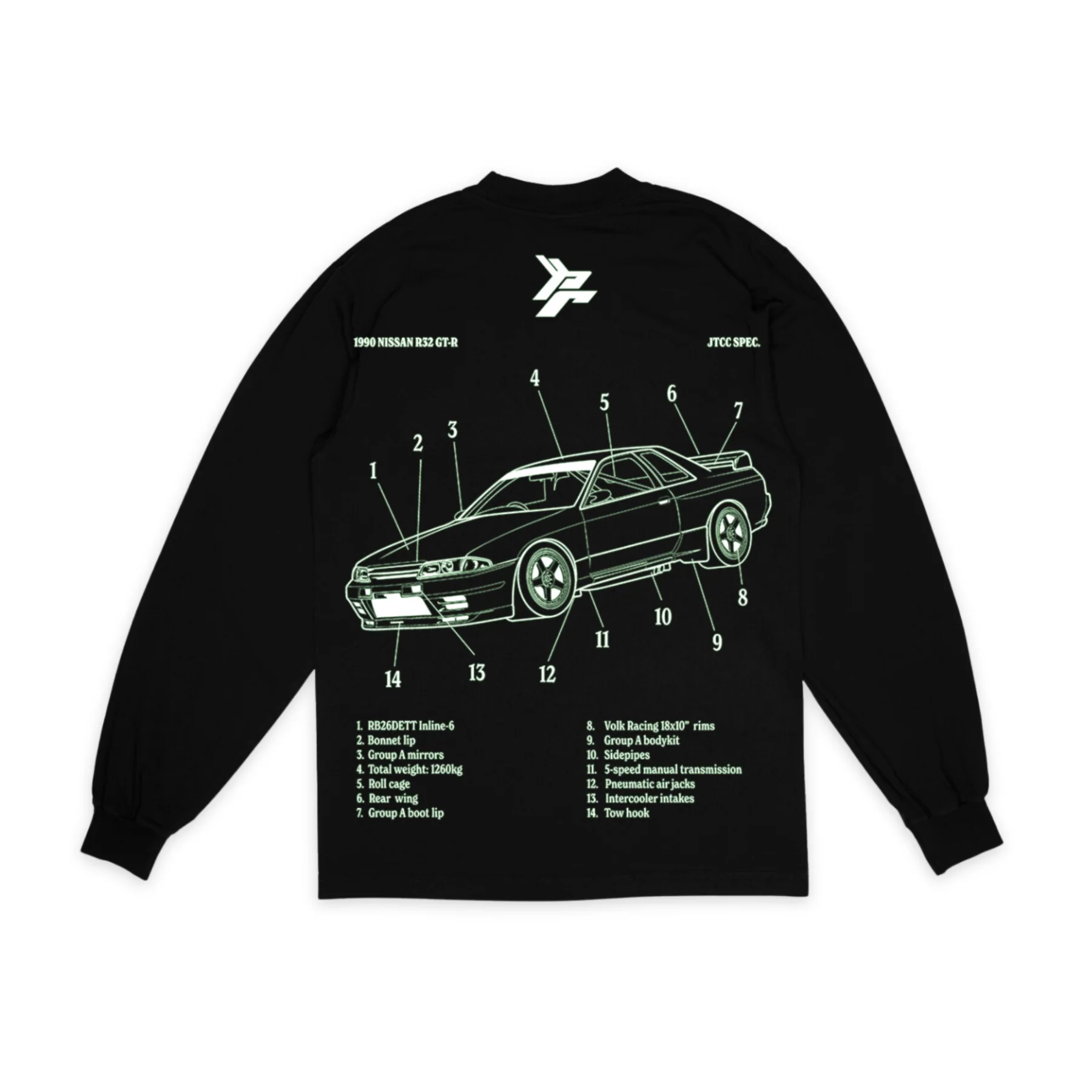 PR 32 LONGSLEEVE GLOW IN THE DARK SHIRT