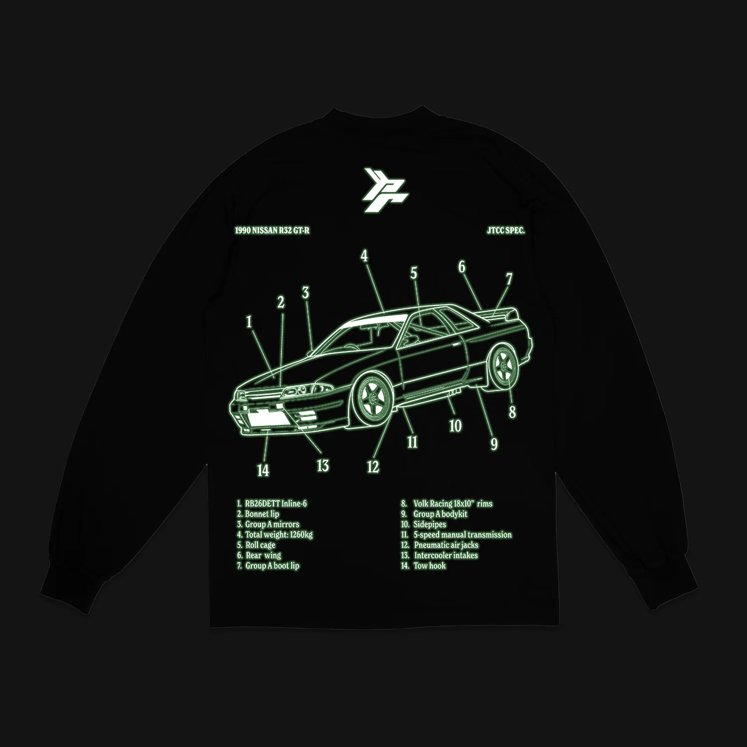PR 32 LONGSLEEVE GLOW IN THE DARK SHIRT - Image 2