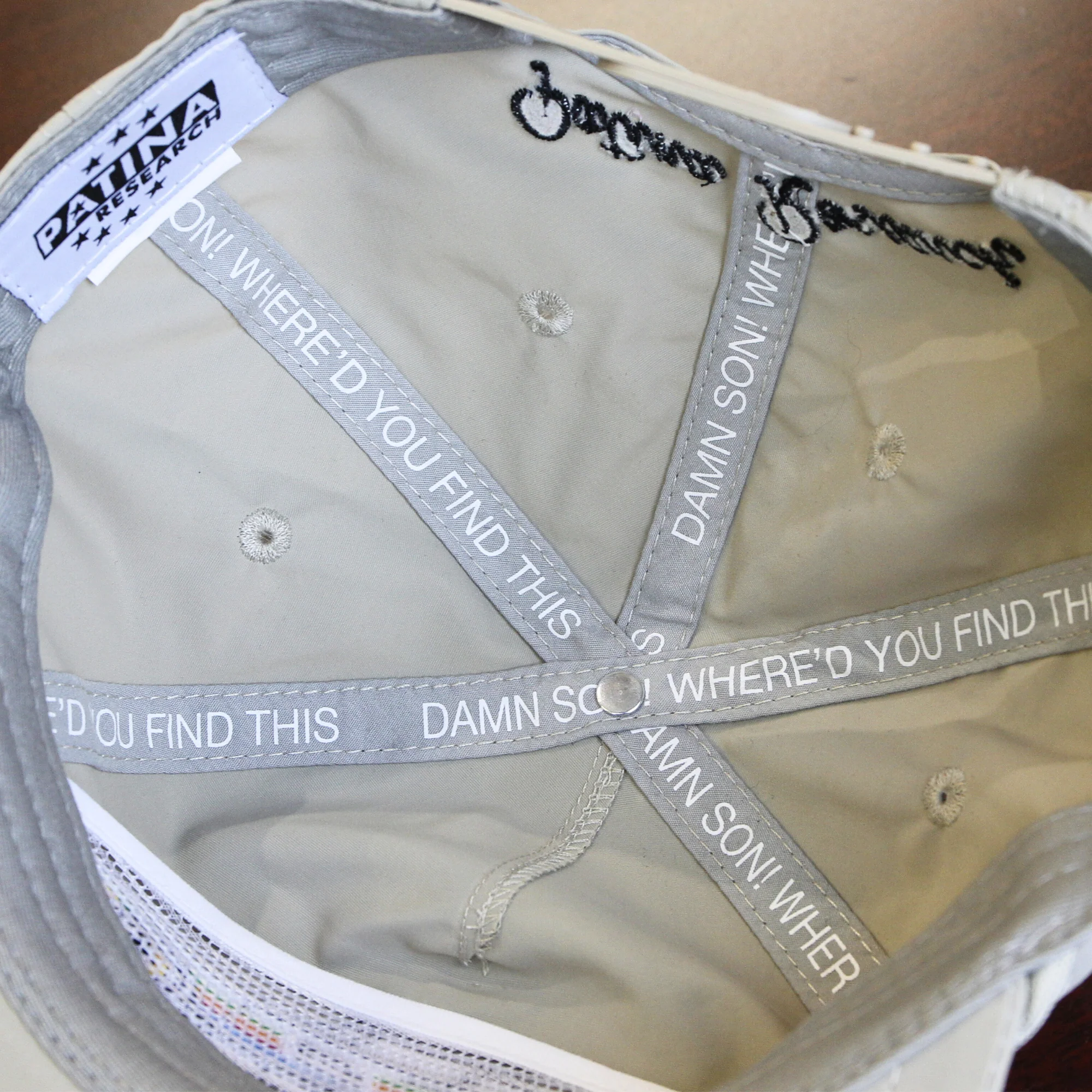 PR 935 C THINK PATINA NYLON CAP - Image 6