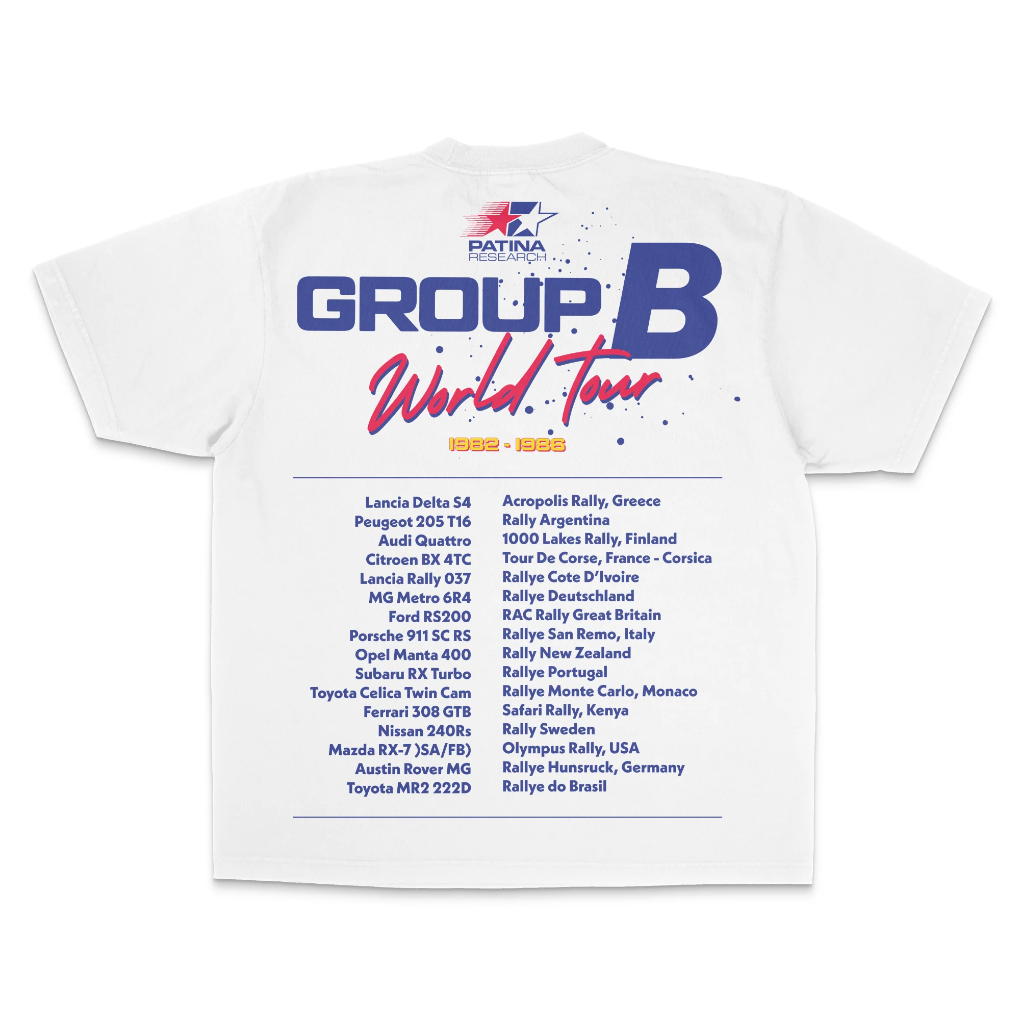 PRGROUPB WORLD TOUR RALLY T-SHIRT - Image 2