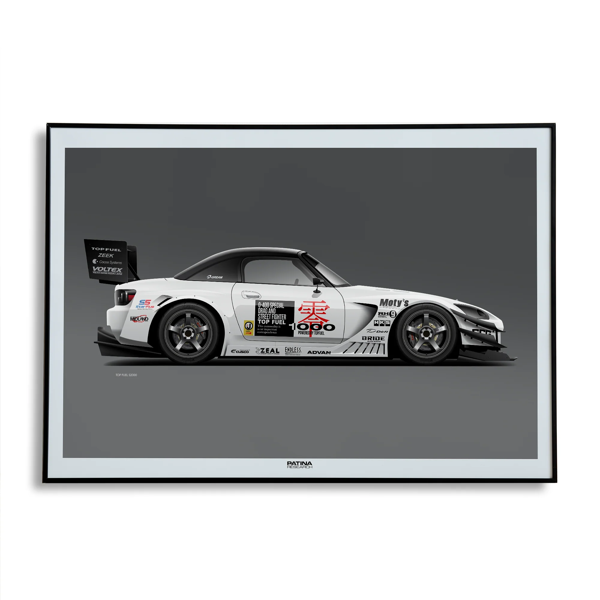 TOP FUEL HONDA S2000 TIME ATTACK PRINT
