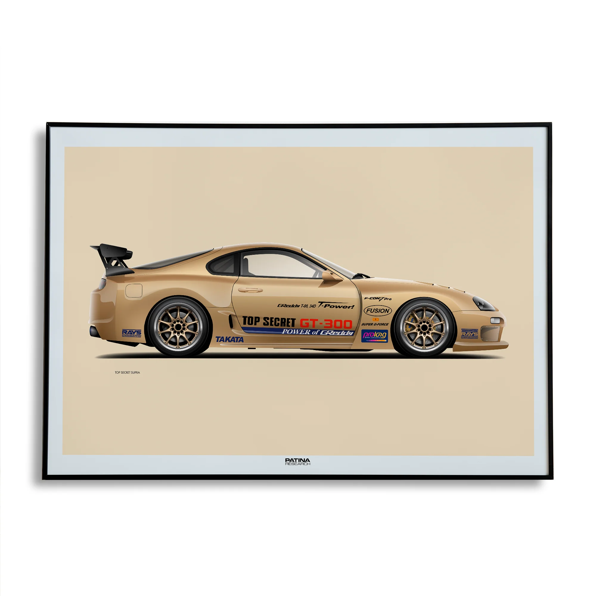 TOP SECRET GT 300 SUPRA PRINT