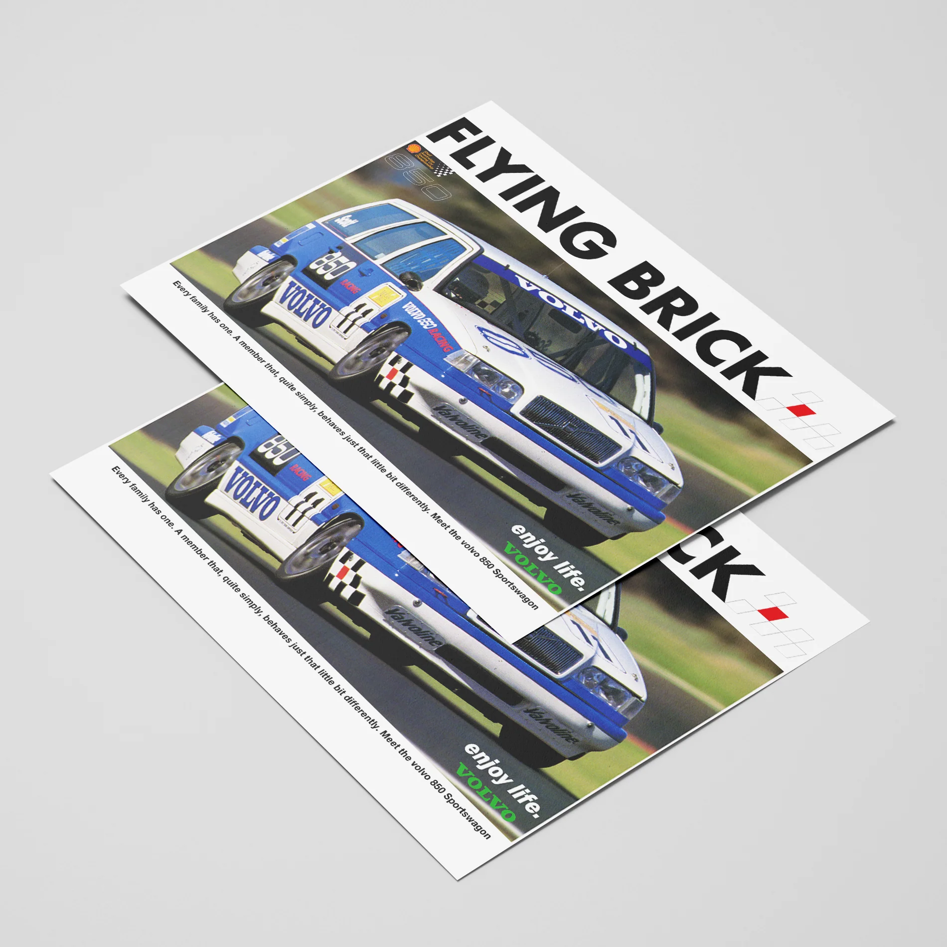 VOLVO 850 ESTATE POSTER - Image 2
